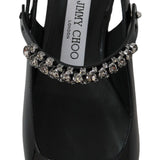 Jimmy Choo Mahdis Flat Patent Flat Shoes