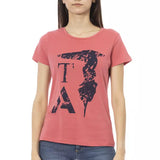 Trussardi Action Pink Bomuld T-Shirt