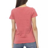 Trussardi Action Pink Bomuld T-Shirt