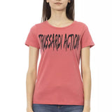 Trussardi Action Pink Bomuld Tops & T-Shirt