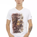 Trussardi Action Hvid Bomuld T-Shirt