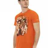 Trussardi Action Orange Bomuld T-Shirt