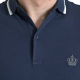 Dolce & Gabbana Elegant Crown Embroidered Polo T-Shirt