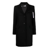 Love Moschino Black Wool Jackets & Coat