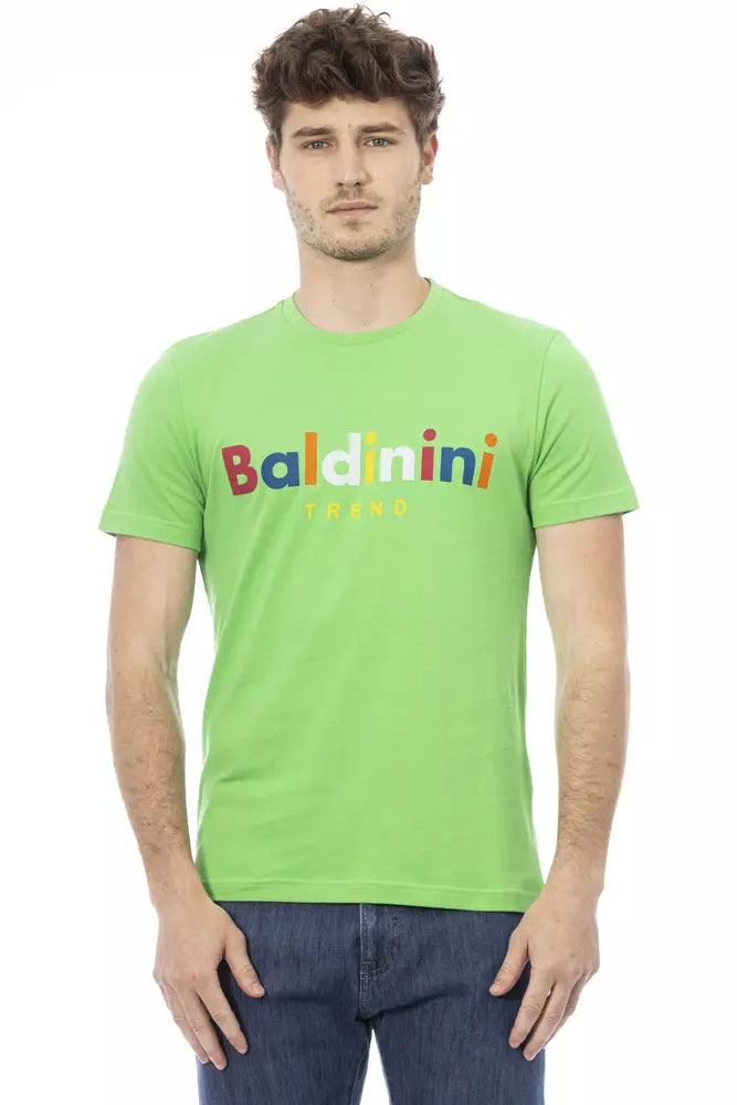 Baldinini Trend Grøn Bomuld Polo Shirt-Modeoutlet