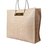 Balenciaga Alligator Leather Chic Pink Tote Bag-Modeoutlet