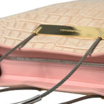 Balenciaga Alligator Leather Chic Pink Tote Bag-Modeoutlet