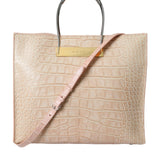 Balenciaga Alligator Leather Chic Pink Tote Bag-Modeoutlet