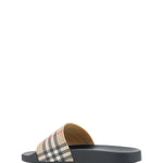 Burberry Brown Rubber Slides Sandalers-Modeoutlet