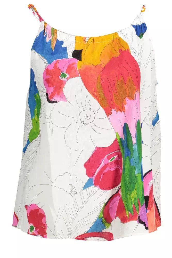 Desigual Bomuld Dame Multifarver Tops & T-Shirt (Lagersalg)-Modeoutlet