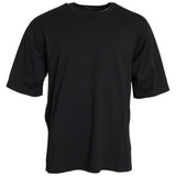 Dolce & Gabbana Black Logo Embossed Crew Neck Short Sleeves T-shirt-Modeoutlet