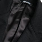 Dolce & Gabbana Black Single Breasted Trench Coat Jacket-Modeoutlet