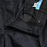 Dolce & Gabbana Blue Brocade Wool Skinny Herre Dress Pants-Modeoutlet