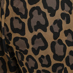 Dolce & Gabbana Brown Leopard Print Polyester Jogger Pants-Modeoutlet