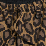 Dolce & Gabbana Brown Leopard Print Polyester Jogger Pants-Modeoutlet