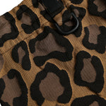 Dolce & Gabbana Brown Leopard Print Polyester Jogger Pants-Modeoutlet