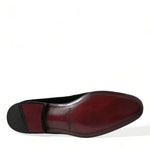 Dolce & Gabbana Elegant Black Velvet Loafers - Herre Luxury Footwear-Modeoutlet