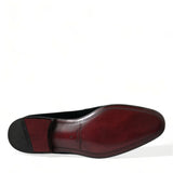 Dolce & Gabbana Elegant Black Velvet Loafers - Herre Luxury Footwear-Modeoutlet