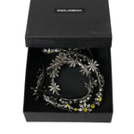 Dolce & Gabbana Elegant Crystal-Embellished Leather Belt-Modeoutlet