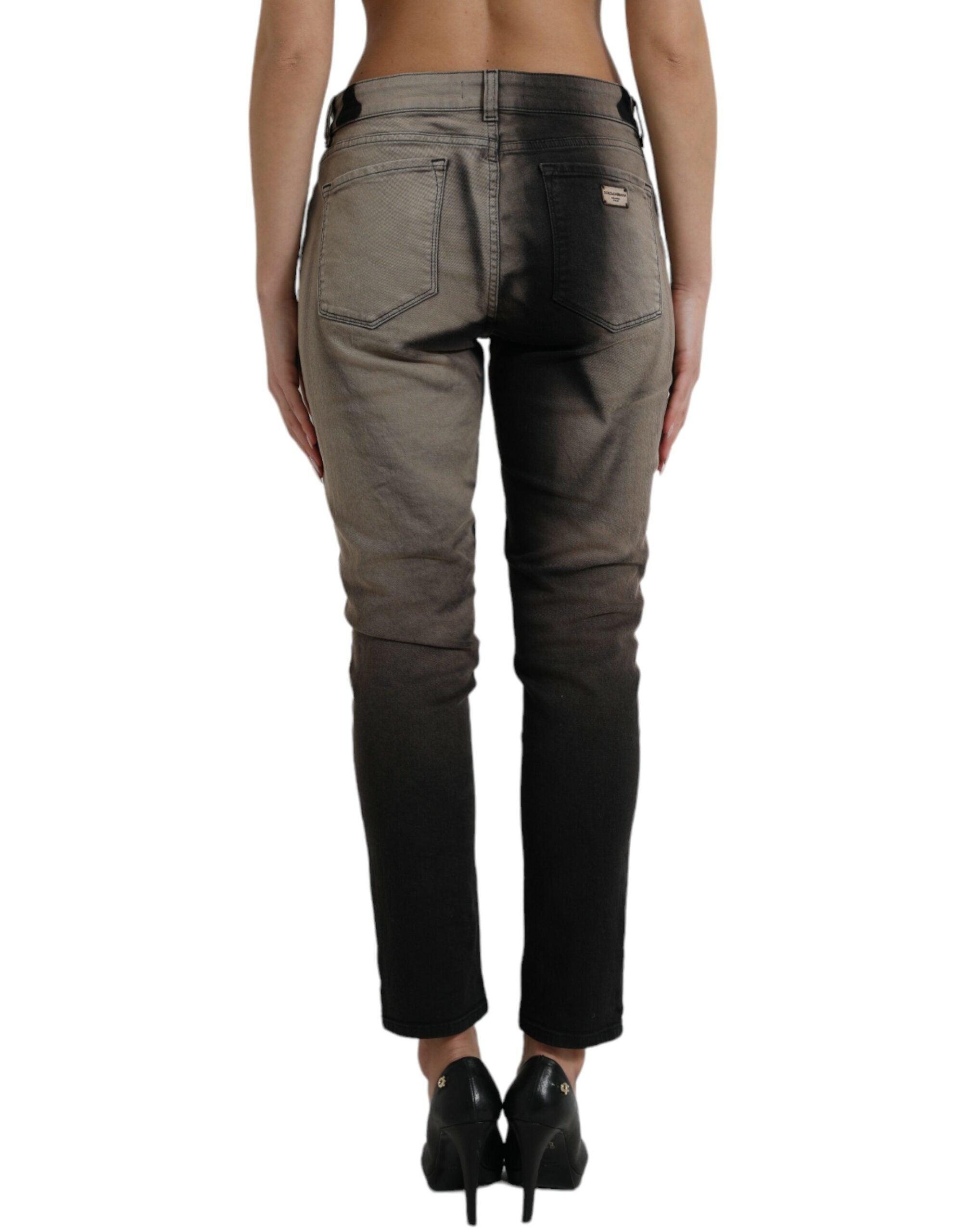 Dolce & Gabbana Elegant Mid-Waist Stretch Jeans-Modeoutlet