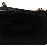 Dolce & Gabbana Elegant Python Pattern Leather Wristlet Wallet-Modeoutlet