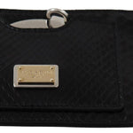 Dolce & Gabbana Elegant Python Pattern Leather Wristlet Wallet-Modeoutlet