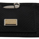 Dolce & Gabbana Elegant Python Pattern Leather Wristlet Wallet-Modeoutlet