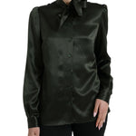 Dolce & Gabbana Elegant Silk Ascot Collar Blouse-Modeoutlet