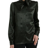 Dolce & Gabbana Elegant Silk Ascot Collar Blouse-Modeoutlet