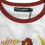 Dolce & Gabbana Elegant White Cotton Crew Neck Tee-Modeoutlet