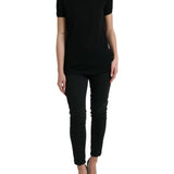 Dolce & Gabbana Elegant Wool Crew Neck Tee-Modeoutlet