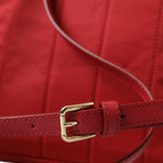 Dolce & Gabbana Embellished Red Backpack with Gold Detailing-Modeoutlet