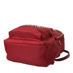 Dolce & Gabbana Embellished Red Backpack with Gold Detailing-Modeoutlet