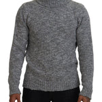 Dolce & Gabbana Grå Uld Sweater-Modeoutlet