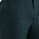 Dolce & Gabbana Green Wool Skinny Slim Dress Pants-Modeoutlet