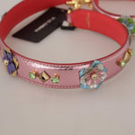 Dolce & Gabbana Metallic Pink Læder Studded Skulder Strap-Modeoutlet