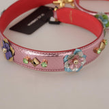 Dolce & Gabbana Metallic Pink Læder Studded Skulder Strap-Modeoutlet