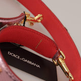 Dolce & Gabbana Metallic Pink Læder Studded Skulder Strap-Modeoutlet