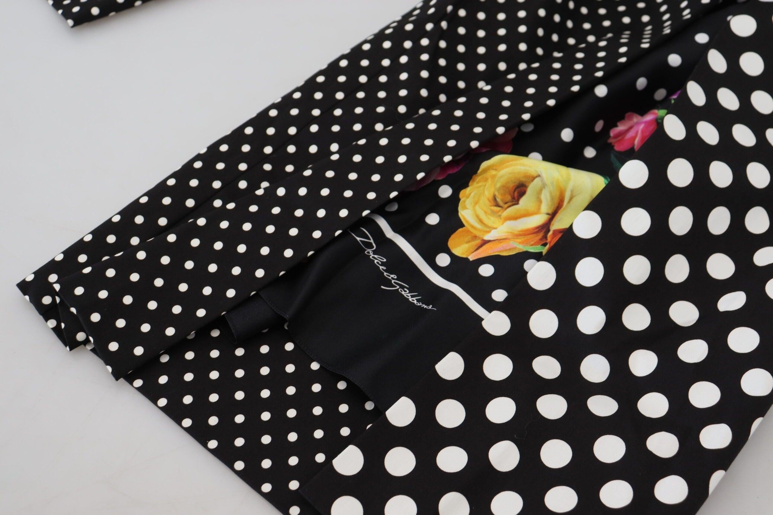 Dolce & Gabbana Multifarver Polka Dots High Waist Bukser & Jeans-Modeoutlet