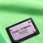 Dolce & Gabbana Neon Green Hooded Full Zip Top Sweater-Modeoutlet