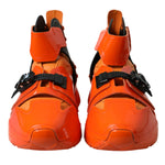 Dolce & Gabbana Orange Breezy High-Top Sneakers Charm-Modeoutlet