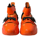 Dolce & Gabbana Orange Breezy High-Top Sneakers Charm-Modeoutlet