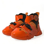 Dolce & Gabbana Orange Breezy High-Top Sneakers Charm-Modeoutlet