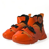 Dolce & Gabbana Orange Breezy High-Top Sneakers Charm-Modeoutlet