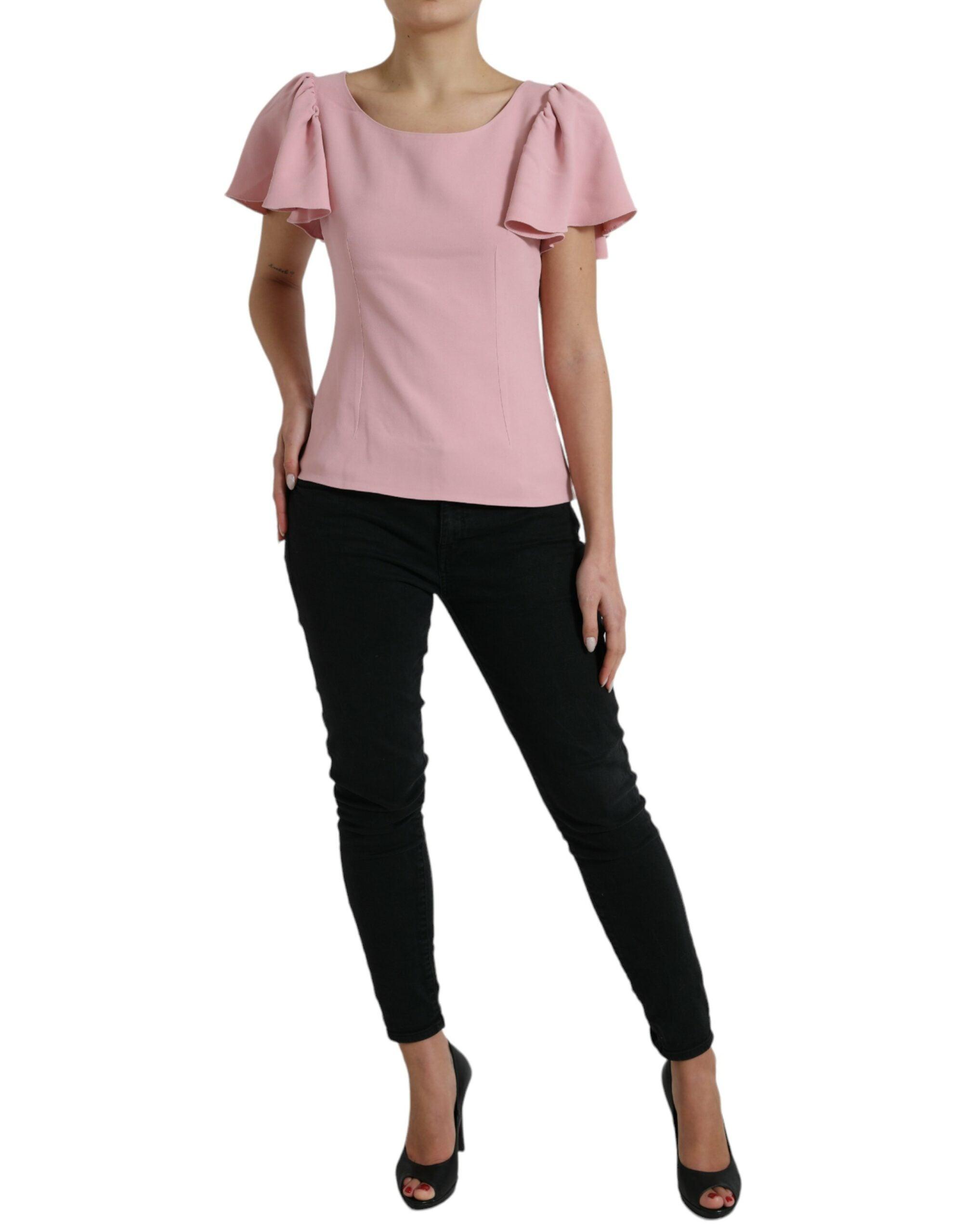 Dolce & Gabbana Pink Bluse Top-Modeoutlet