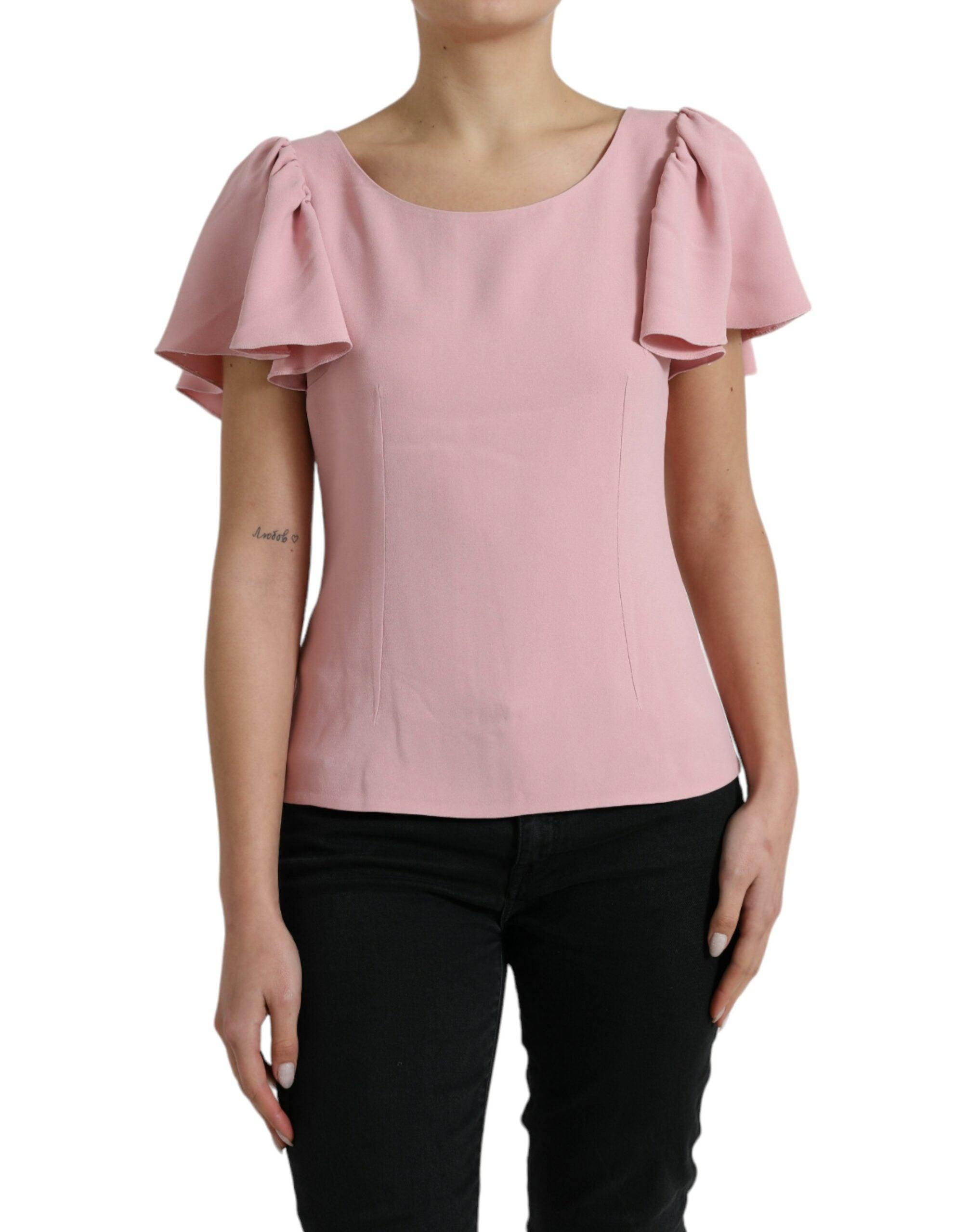 Dolce & Gabbana Pink Bluse Top-Modeoutlet