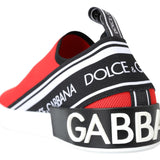 Dolce & Gabbana Rød Hvid Sneakers-Modeoutlet