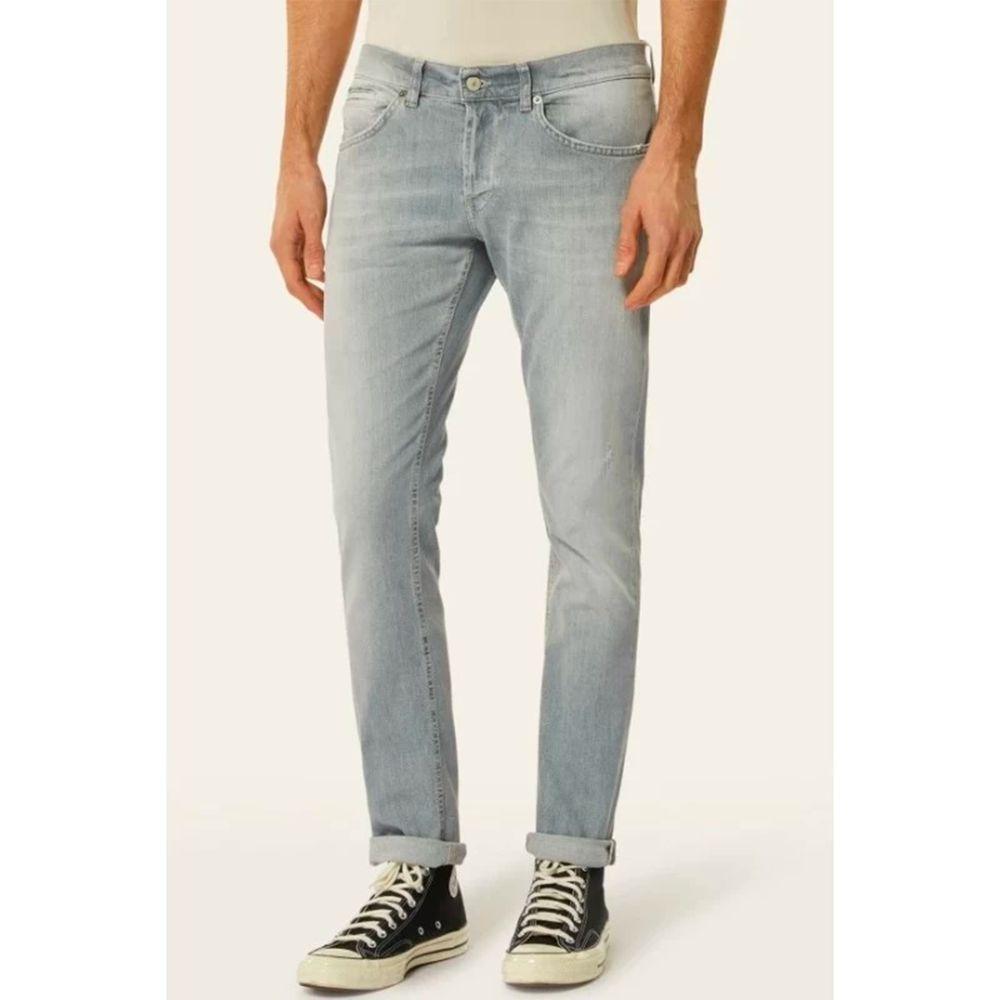 Dondup Sleek Stretch Gray Denim for Herre-Modeoutlet