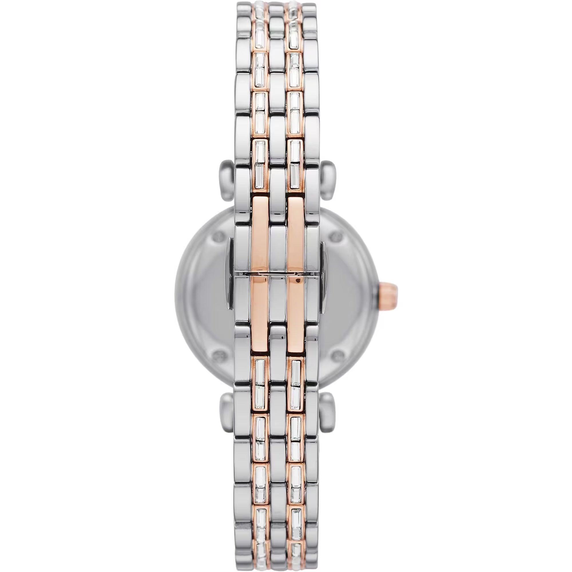 Emporio Armani Sølv Stål Quartz Ur-Modeoutlet