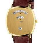 Gucci Guld Herre YA157411 (Lagersalg)-Modeoutlet